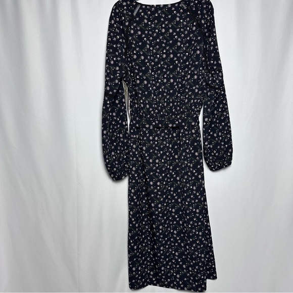 Cupcakes and Cashmere Boho Print Long Sleeve Midi Dress with Belt sz M NWT - Picture 16 of 16